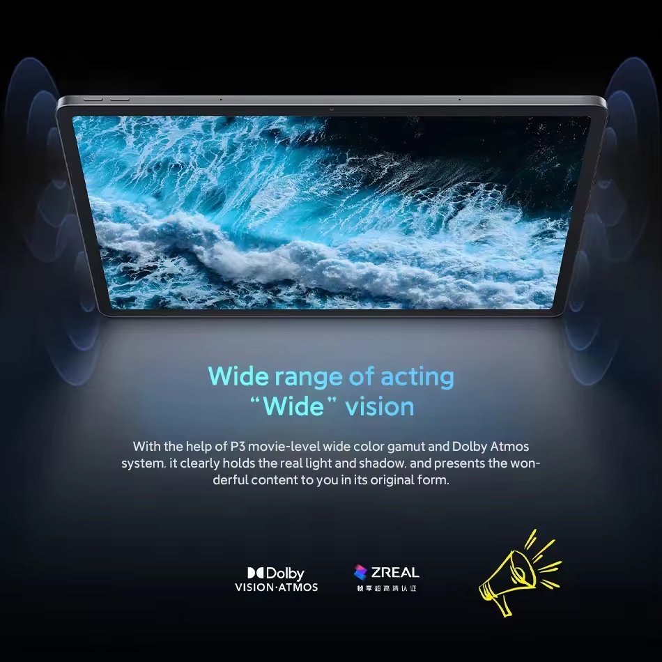 Lenovo Xiaoxin Pad Pro 12.7 Global ROM Android Tablet 12.7" Screen 144Hz 8GB RAM 256GB ROM 13MP Camera, 2944X1844 Resolution 10200Mah Dimensity 8300 Android 14 Tablet (No Adapter), Tablet, Pad, Tablet, Pad – Image 2