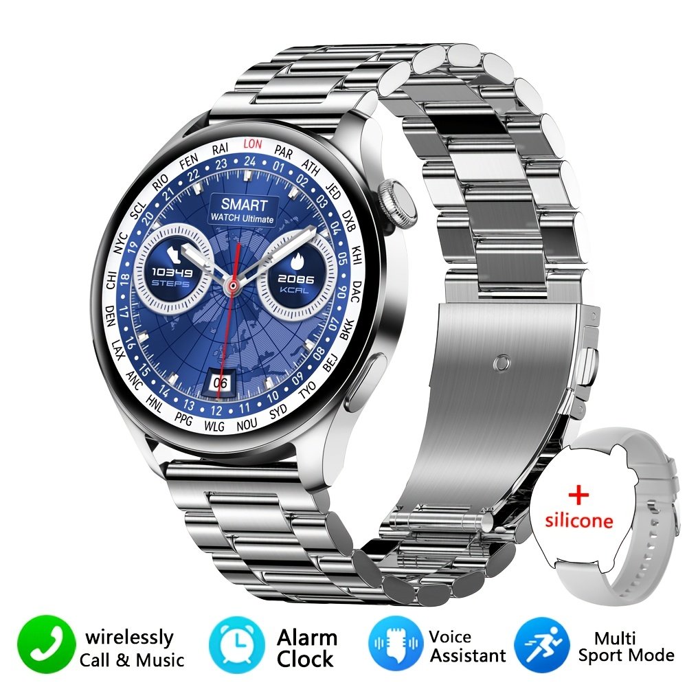 3.89 cm 360*360 HD Screen Smart Watch 280mAh Battery Outdoor Sports & Fitness Message Push Music Control Weather Display Wireless Call Men's Smart Watch 2024 NEW – Image 7