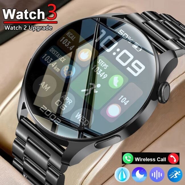 product-fancy-56d9444c-9754-4d28-a8c3-3273bdaf88f4 3.89 cm 360*360 HD Screen Smart Watch 280mAh Battery Outdoor Sports & Fitness Message Push Music Control Weather Display Wireless Call Men's Smart Watch 2024 NEW