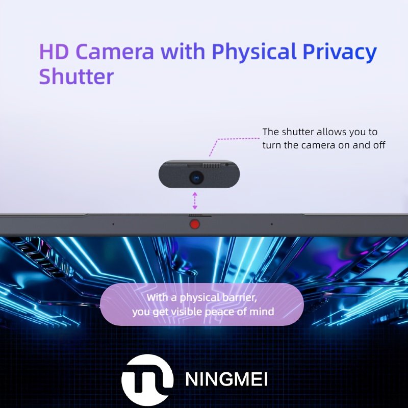 NINGMEI NL150 Laptop, 15.6-inch 1920×1080 Full HD Display, Standard Type-C Fast Charging + HDTV Expansion + SD Card Slot, Large Touchpad + HD Audio Interface, Includes Protective Case/Mouse, All-in-One Laptop for Office, Study, and Entertainment – Image 5