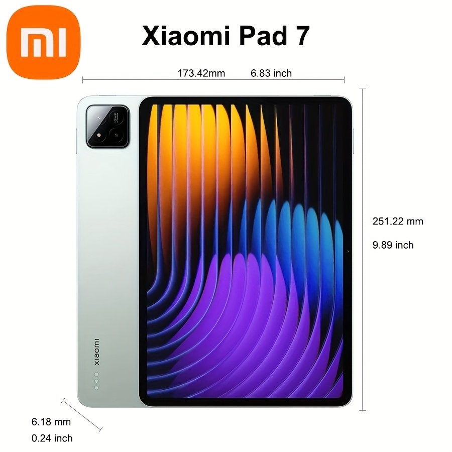 Xiaomi Pad 7 12GB+256GB 11.2" Global Version 3.2K 144Hz Display Snapdragon 7 Gen3 8850mAh 13MP+8MP Camera IPv6 Support Atmos Tablet PC Xiaomi Tablet, Not Include Charger – Image 2