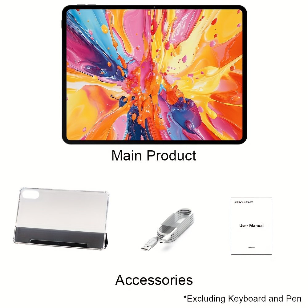 Teclast Artpad Pro 12.7-Inch Display, 90Hz Refresh Rate Smart Button, MTK G99 Octa-Core CPU, 20GB(8+12GB) RAM 256GB ROM with Support 2TB TF Card, LTE Support Dual SIM, Android 15 Al Hyper-Audio, Tablet, Pad – Image 11