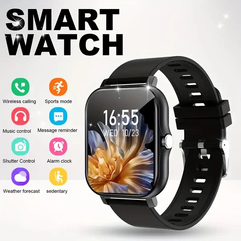 2025New, a Smart Watch That Is Different from The Ones on The Market, Fashionable And Sporty, Suitable for Men And Women to Wear, Easy And Elegant, USB Charging, Connect to Make/Answer Calls, Halloween, Christmas Fun, Entertainment