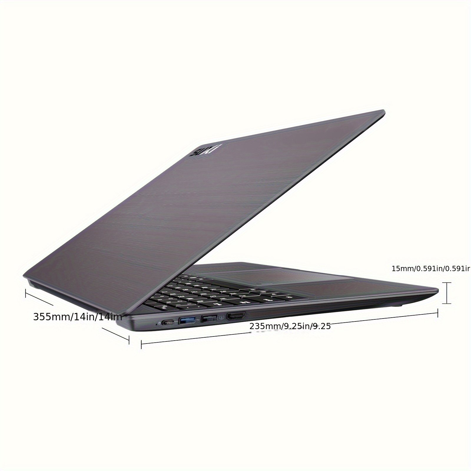 Laptop with 16GB LPDDR4 Memory and 128GB Solid-state Drive, Equipped with an Intel Celeron N5095 Processor, up to 2.9GHz, Quad-core, 1920x1080 IPS Display, Built-in HD Front Camera, 2 USB-A Ports, Pre-installed Operating System, with Fingerprint – Image 3